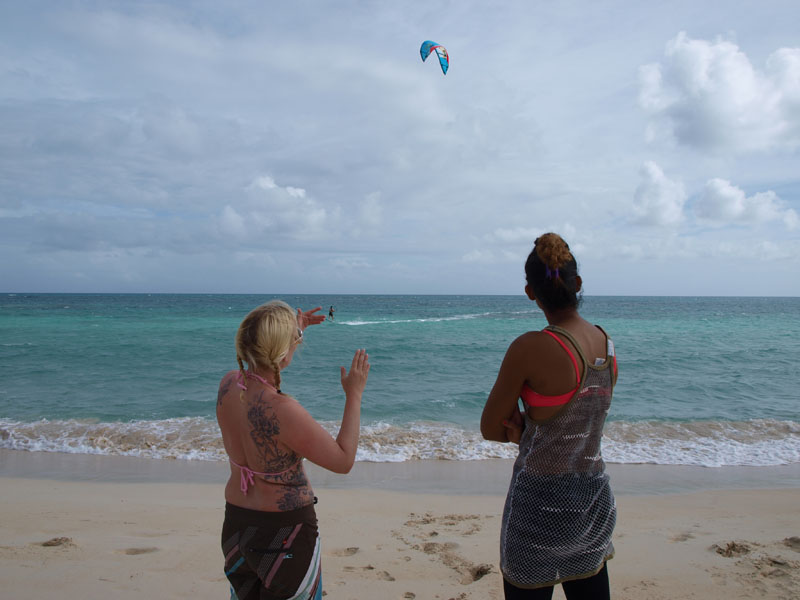 kite surfing barbuda