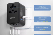Lencent 65W Universal Travel Adapter