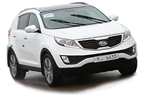 kia sportage rental car