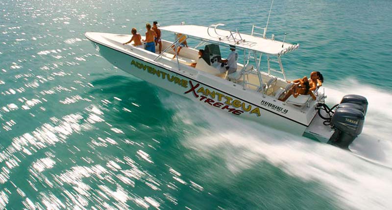 Xtreme Speedboat Tour Antigua